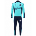 Palestine Athletics® - Aqua Navy Tracksuit *ARABIC EDITION*